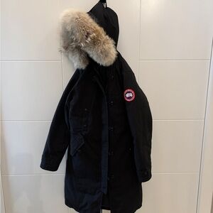 Canada Goose Black Parka with Fur Hood